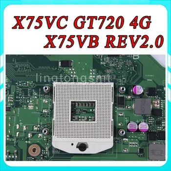 SAMXINNO for ASUS X75VD X75VC bundkort X75VB REV2.0 Bundkort Grafisk GT720 4G N14M-GE-S-A2 Hukommelse Om Bord testet