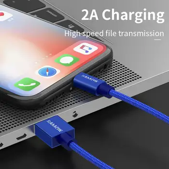 SAMZHE Belysning-kabel USB-Kabel, Hurtig Opladning Kabel til iPhone 5/6/7Plus og Ipad Mobiltelefon Kabel