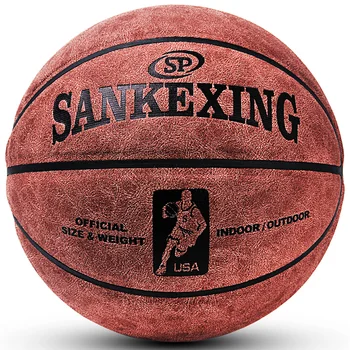 SANKWXING Mærke af Høj Kvalitet Officielle Størrelse 7 læder Basketball Bolde Udendørs Indendørs Herre Uddannelse Basket Ball basquete