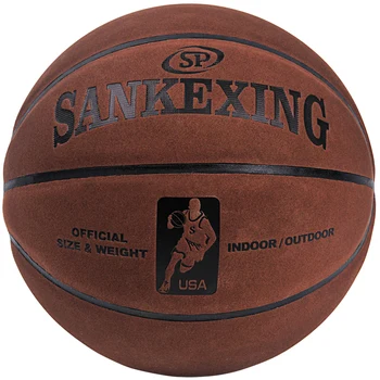 SANKWXING Mærke af Høj Kvalitet Officielle Størrelse 7 læder Basketball Bolde Udendørs Indendørs Herre Uddannelse Basket Ball basquete