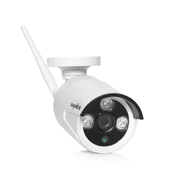 SANNCE 4-KANALS Trådløse NVR CCTV-System 720P IP-Kamera WIFI Vandtætte IR Night Vision Hjem Sikkerhed Kamera Overvågning Kit INGEN HDD