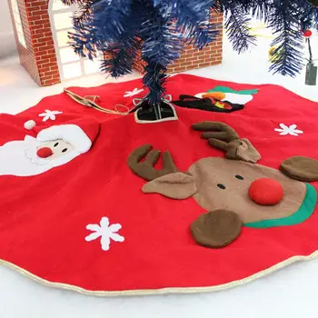 Santa Claus Træ Ornament juletræ Nederdel med Forklæde Xmas Tree Dekorationer Glædelig Jul nytår Xmas Dekorationer Indre