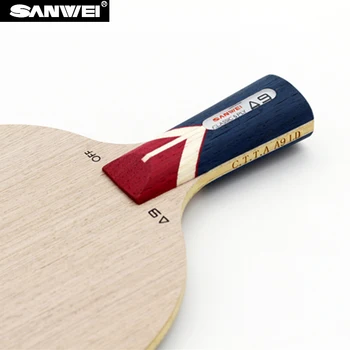 Sanwei 2017 Nye A9 (5 Lags, Enkelt, Solidt Træ Kerne, Kraftige Angreb) Bordtennis Blade Ping Pong Spektakel Bat