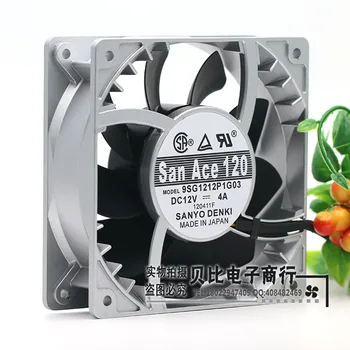 Sanyo 9SG1212P1G06 9SG1212P1G03 12cm høj temperatur, blæserhastighed fan vold 12038 12V 4A kraftfulde 120*120*38mm