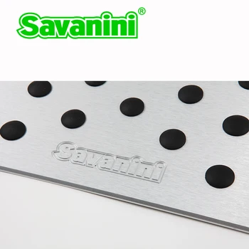 Savanini af Høj kvalitet Aluminium, Non-slip Miljømæssige Gummi Tæppe pedal gulvmåtte ! du kan ille med brev