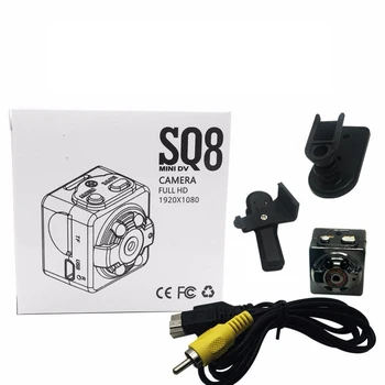 SC Full HD Video 1080p DV Mini DVR Videokamera SQ8 Micro Cam Motion Detection Med Infrarød Night Vision mini dv kamera