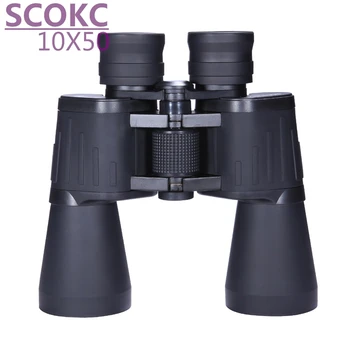 SCOKC Hd-10X50 kraftig zoom teleskop Kikkert til jagt professionel høj kvalitet ingen Infrarød hær kikkert