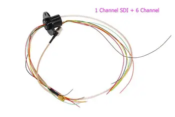 SDI-22-01HXX Ledende Slip Ring 1 Kanal SDI + 6Channel/12Channel/16Channel 2A HD slæberinge Ud Dia.22mm Kapsel Slipring
