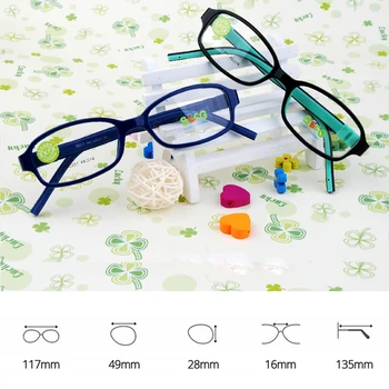 SECG Top Mærke Optisk Børn brillestel TR90 Ramme Børn Briller Klare og Gennemsigtige Briller, Briller Til Børn