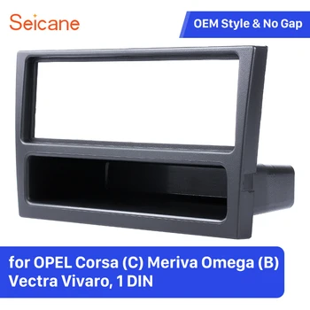 Seicane 1 Din Bil Radio Fascia for OPEL Corsa C) Meriva Omega (B) Vectra Vivaro Stero Surroud Panel af Lyd-CD ' Frame Trim-Kit