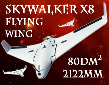 Seneste Version Skywalker Hvid X8 FPV Fly Flyvende Vinge 2122mm RC Fly Nye Ankomst 2 Meter x-8 EPO Store Fjernbetjening Legetøj