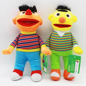 Sesame Street Elmo Plys Legetøj 28cm Sesame Street Ernie & Bert Plys Legetøj Dukke Bløde tøjdyr Legetøj for Børn Gave