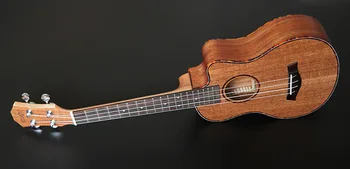 SevenAngel 26 tommer Tenor Mahogni Ukulele Manglende Vinkel Ukelele Mini Hawaii-Guitar, Elektrisk Ukulele med Afhentning EQ