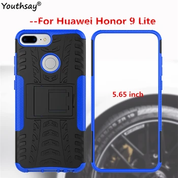 SFor Dække Huawei Honor 9 Lite Tilfælde Silikone Rustning PC-Hårdt etui Til Huawei Honor 9 Lite Cover Til Ære 9 Lite Fundas Youthsay