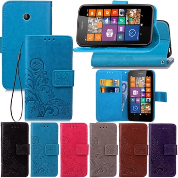 SFor Dække Lumia 630 Tilfælde Flip Læder taske til Nokia Lumia 630 Tegnebog Tilfælde Silikone Cover Til Microsoft Lumia 630 Telefon Taske <