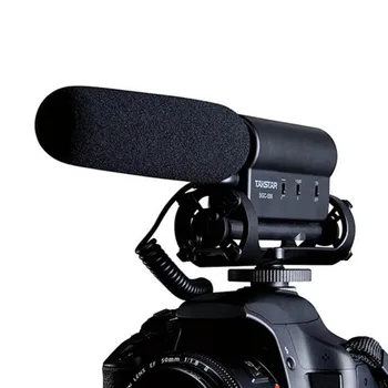 SGC-598 Fotografering Interview, Foredrag, Konference Shotgun Hotshoe Optagelse MIC Mikrofon til DSLR-Kamera, DV-Videokamera