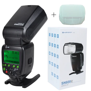 SHANNY SN600C Flash Speedlight HSS 1/8000S On-camera TTL GN60 Flashgun til Canon Kamera Speedlite