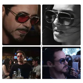 SHELI Klassiske Iron Man 3 Firkantede Solbriller