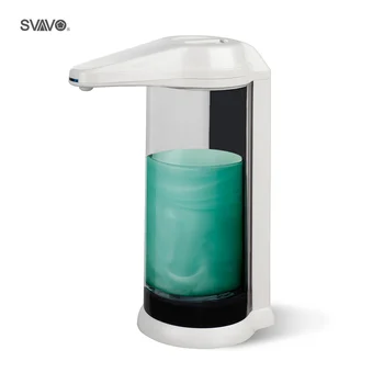 Side Gratis 500ml Automatisk sæbedispenser Berøringsfri Sanitizer Dispenser, Smart Sensor Flydende Sæbe til Køkken Badeværelse