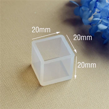 Silicone Mold 20mm 25mm Cube charms vedhæng Harpiks, Silikone Forme håndlavet DIY Smykker at Gøre epoxy harpiks forme