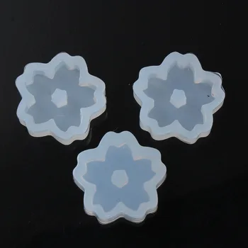 Silikone Harpiks Forme Til Smykker at Gøre Sakura Blomst Hvid 32mm(2/8 1