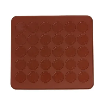 Silikone Macaron Wienerbrød Ovn Bagning Mould DIY Kage Rulle Måtten Kage Pad Bagning Mat Forme Konditori 3D Silikone Forme Ark Mat