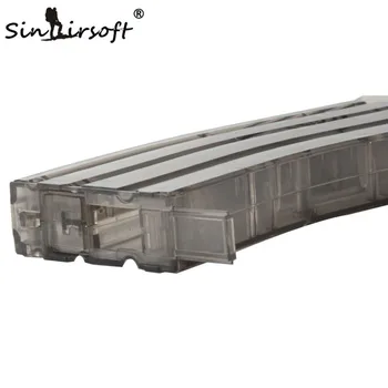 SINAIRSOFT Airsoft Farverige BB Loader XL 470RDS 6mm Hastighed Loadrer Ultra Stor Kapacitet for M4/M16 Stil Mag SA9006