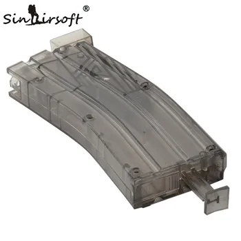 SINAIRSOFT Airsoft Farverige BB Loader XL 470RDS 6mm Hastighed Loadrer Ultra Stor Kapacitet for M4/M16 Stil Mag SA9006