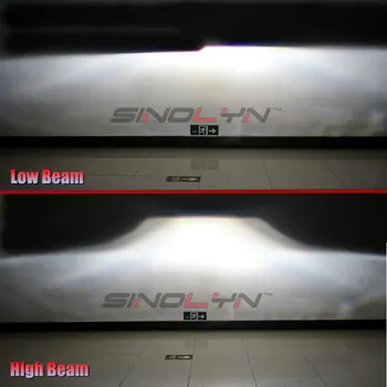 SINOLYN Bifokale Bixenon projektorens Linse tågelys Kørsel Lys Super Lyse W/ HID Pære D2H Vandtæt Til Toyota COROLLA/CAMRY