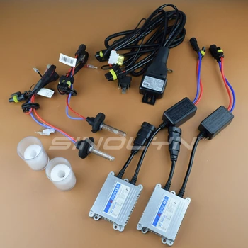 SINOLYN HID Bi-xenon Optik Bil Projektor Kørelys Angel Eyes Forlygte DIY Kit til Eftermontering Car-Styling 2.5