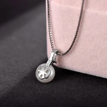 Sinya 925 Sterling Sølv smykker til kvinder med ferskvands perler øreringe halskæde & ring bedste gave for elskere Mødre