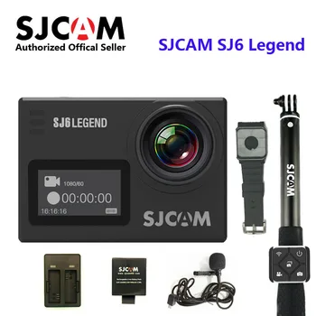 SJCAM SJ6 Legende 4K 24FPS Fjernbetjening Action Kamera 30M Vandtæt Sport DV 2.0 Touch Screen Hjelm Camcoder Med Tilbehør