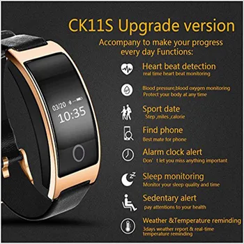 SK11S Smart Band Blodtryk pulsmåler armbåndsur Intelligente Armbånd Fitness Armbånd Tracker Skridttæller Armbånd