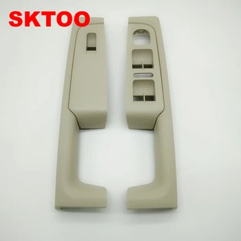 SKTOO (Beige)For Skoda Superb Indvendige dørhåndtag døren armlæn, switch indenfor døren i handske pakke