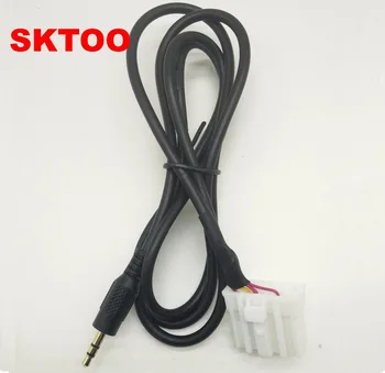 SKTOO Passer Til Mazda 3, Mazda 6 B70 MX5 RX8 CD-Afspiller Audio Input Wire/ AUX Line 3,5 mm AUX lydkabel