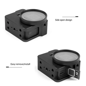 SKYDE til GoPro Tilfælde Aluminium Legering etui til GoPro Hero 6 Action Kamera med UV-Filter Robust Sag Montere