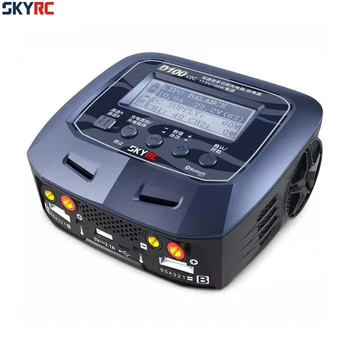 Skyrc D100 V2C Oplader Dobbelt-Kanal AC/DC LiPo 1-6s 2x100W Dual med Bluetooth-Balance Oplader Decharge for Lipo Li-ion Batteri