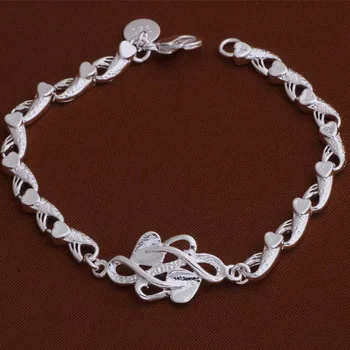 SL-AH006 Engroshandel sølv plating armbånd, stemplet 925 sølv mode smykker smuk /bbuajtba aataisaa