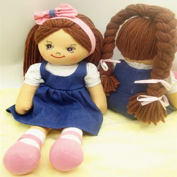 Smafes 18 tommer tvillinger dukke legetøj til piger bløde baby born-dukke med hår klud børn dukke bithday jul dukke gave
