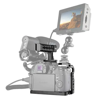 SmallRig Kamera GH5 Dobbelt Aluminium Bur kit Til Panasonic Lumix GH5 / GH5S elastisk Bur med Top Håndtag Greb 2050
