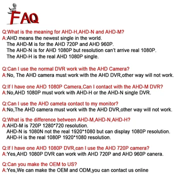 Smar Nyeste Full HD 1080P-AHD Kamera 24 Infrarøde LYSDIODER 2.0 MP-Opløsning Med HD-3,6 mm Linse CCTV Sikkerhed i Hjemmet Night Vision