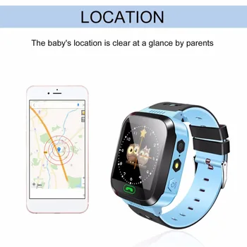 Smart Ur Børn Armbåndsur Touch Skærmen GPRS Locator Tracker Anti-Tabte Smartwatch Baby Ur Med Remote Camera SIM-Opkald
