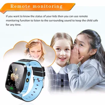 Smart Ur Børn Armbåndsur Touch Skærmen GPRS Locator Tracker Anti-Tabte Smartwatch Baby Ur Med Remote Camera SIM-Opkald