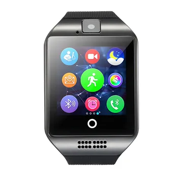 Smart Ur Q18 SIM SD-Kortet, Telefonens Kamera, MTK6261 Bluetooth-Touch-Skærmen Smartwatch Til iOS Android Bære Ur til Mænd-Ur