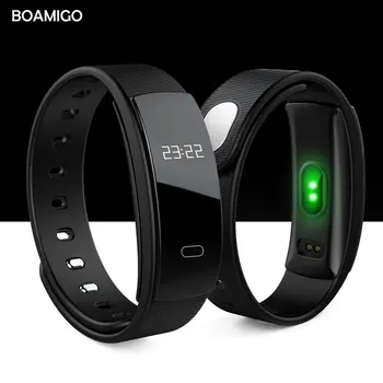 Smarte ure BOAMIGO mærke armbånd armbånd bluetooth-puls-besked, påmindelse Sove Overvågning til IOS Android-telefon