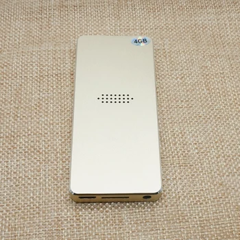 SMILYOU HiFi Metal MP4-Afspiller med Indbygget Højttaler 8GB 16GB 1,8 Tommer Skærm kan Støtte 32GB SD-Kort med Video Alarm, FM-Radio