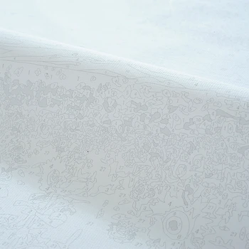 Sne sort bjørn DIY-Maleri Af Numre, der er Ingen Ramme Tegning Kits Maling På Lærred Unikke Hjem Til Væg Kunst Billedet 40 × 50cm