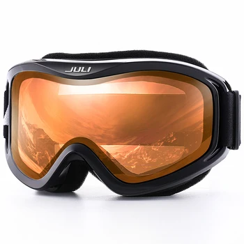 Snow Goggles,Vinter Sne Sport Snowboard Over Briller Briller med Anti-fog UV-Beskyttelse Dobbelt Linse til Mænd, Kvinder maske Goggle