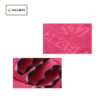 SOARIN Solid Microfiber Stof Trykt Håndklæder For Voksne Toalha Microfibra Juegos De Toallas Sæt Håndklæder Hurtig Tør