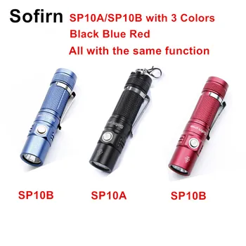 Sofirn SP10A SP10B Mini LED Lommelygte AA 14500 Torch Light CREE XP-G2 LED Mini Praktisk Nøglering Bærbar Lampe Lys Camping og Jagt
